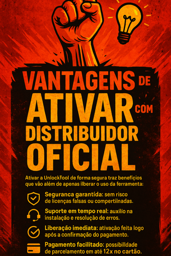 Vantagens de Ativar UnlockTool